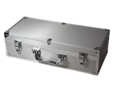 50 Slab Aluminum Box with Handle and Footers