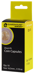 1/10 oz Gold Eagle Direct-Fit Coin Capsules - 10 Pack